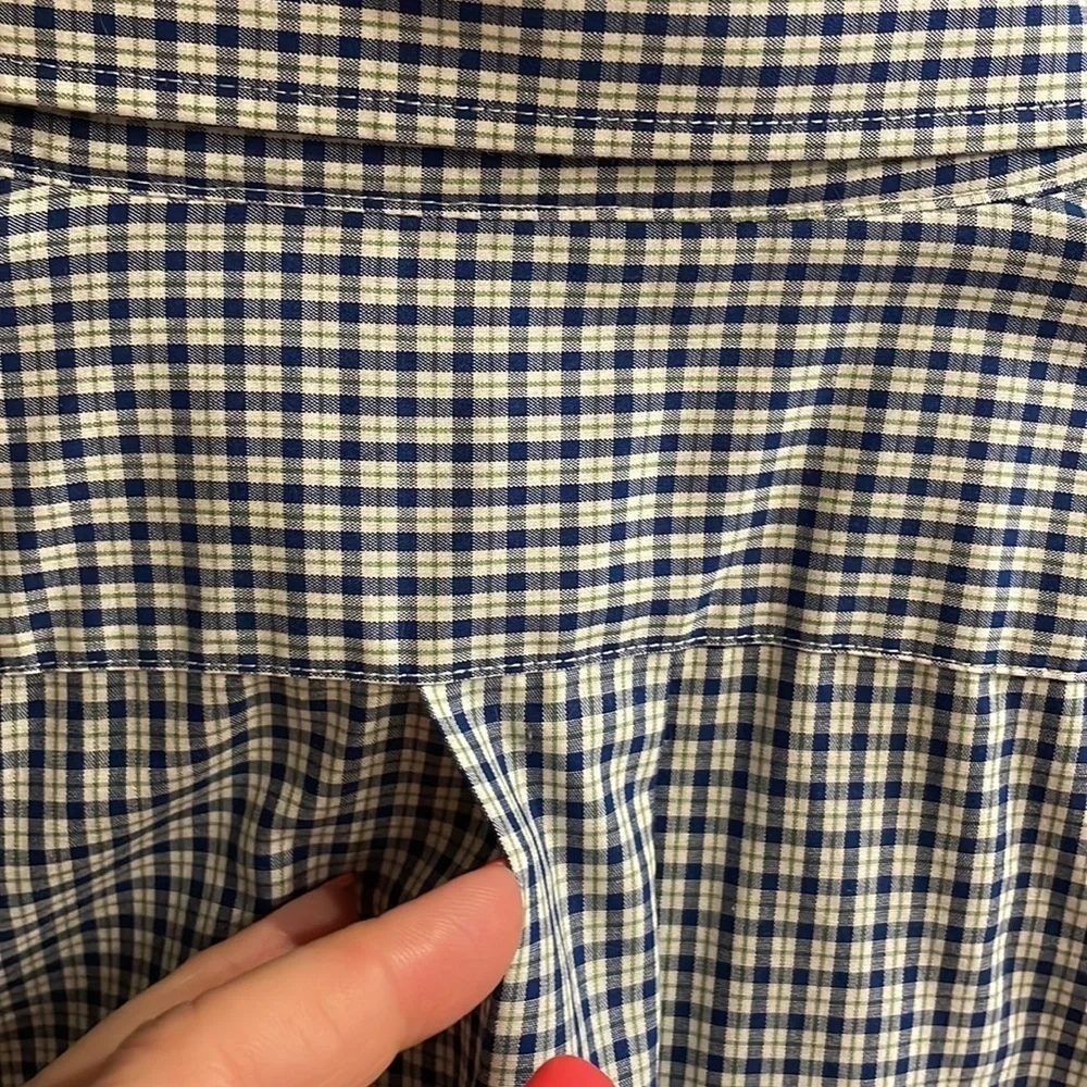 Eddie Bauer NWOT men’s wrinkle free RELAXED fit button down plaid shirt 2XL